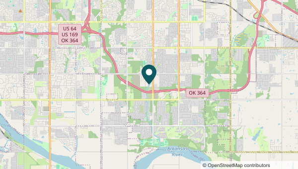 Map of Aspen Creek, Broken Arrow service area