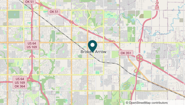Map of Rose District, Broken Arrow service area